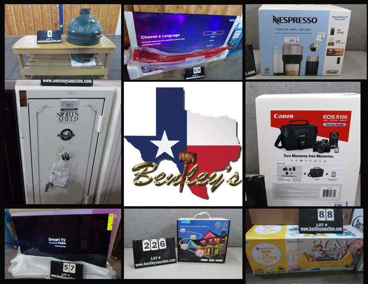 2899-TX Big Box Retail Store Returns Online Auction