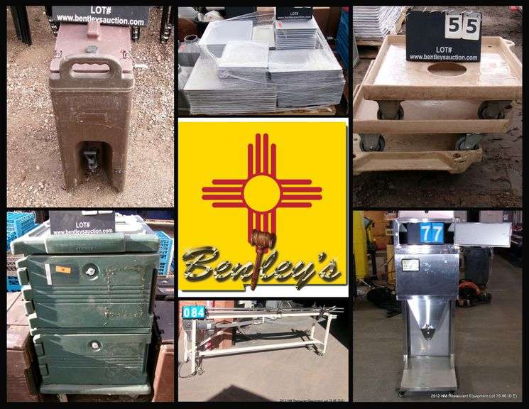 2912-NM Restaurant Equipment & Supplies Online Auction