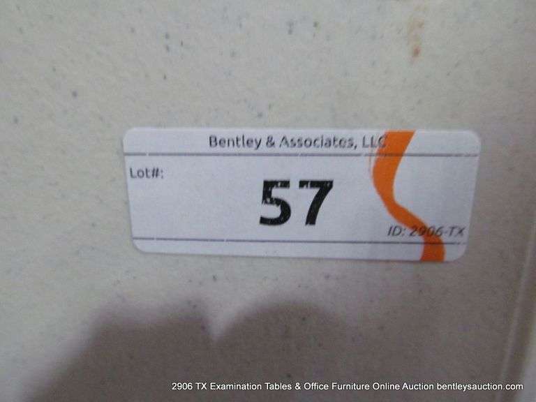 WHITE POLY FOLDING TABLE, 72" X 29-1/2"