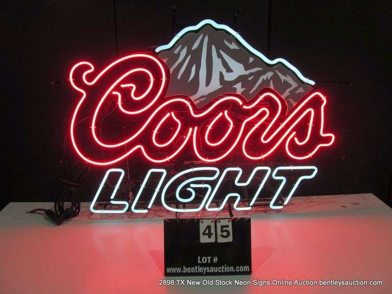 COORS LIGHT LARGE, 39" X 28"
