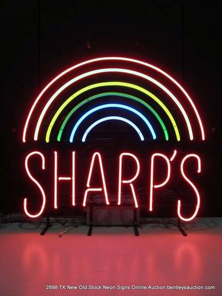 SHARPS RAINBOW, 25" X 25"