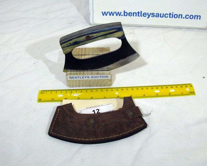 FIXED BLADE 6" TOTAL LENGTH W/ SHEATH - MULTICOLORED HANDLE