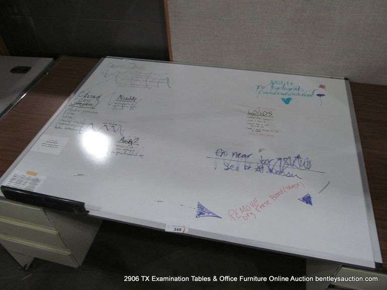 DRY ERASE BOARD, 35.5" X 47"