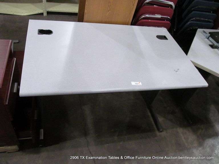 GRAY LAMINANT TABLETOP, 48" X 29-1/2" X 29-1/2"