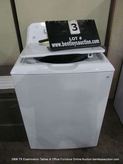 GE TOP-LOADING WASHING MACHINE - WHITE MODEL: GTW335ASN2WW, S/N: GT129091G