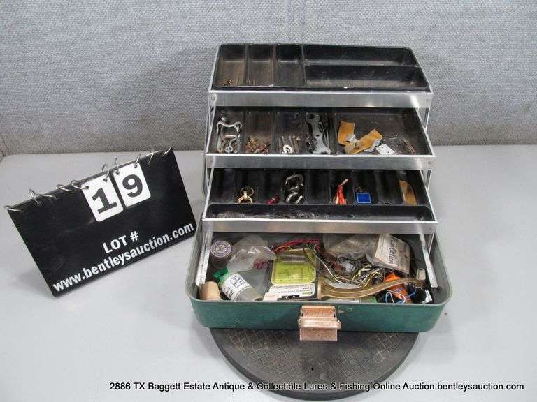 UMCO TACKLE BOX W/ SCREWS, WIRES, & MISC. HARDWARE