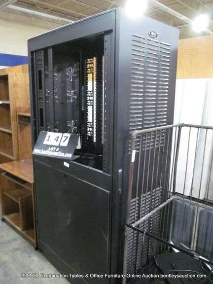 TRIPP-LITE SMART ENCLOSURE 42" X 24" X 79-1/2" SERVER RACK CABINET MODEL: SR42UBEIS