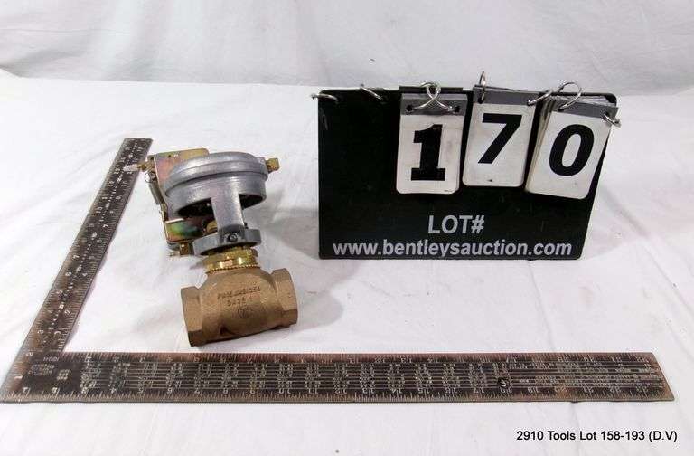 VG7000 SERIES BRONZE VALVE - POSSIBLE MISSING PARTS