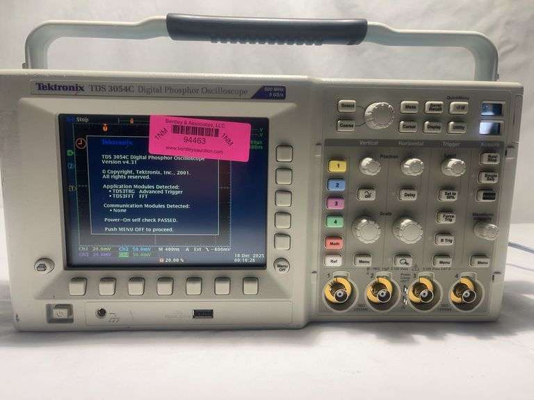 TEKTRONIX TDS-3054C DIGITAL PHOSPHOR OSCILLOSCOPE