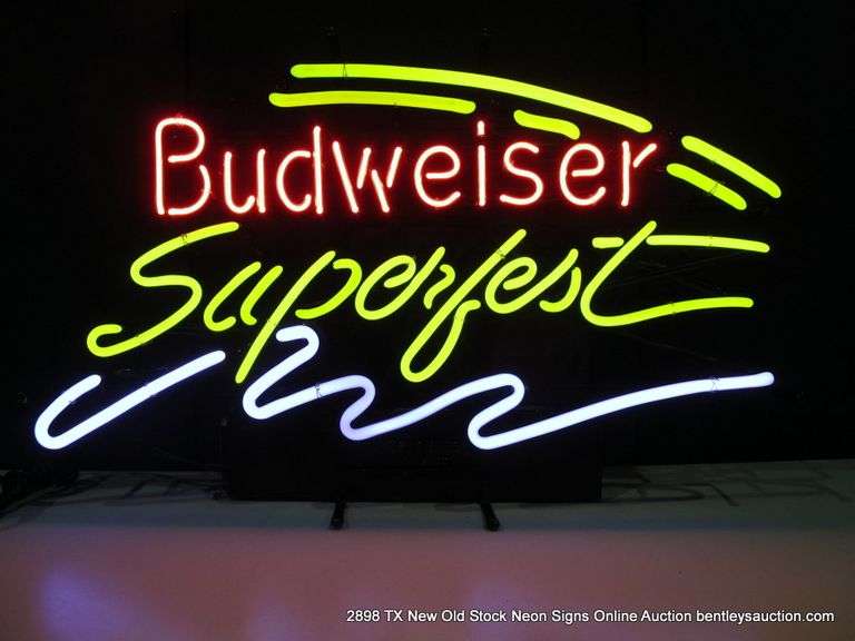 BUDWEISER SUPERFEST, 19" X 31"