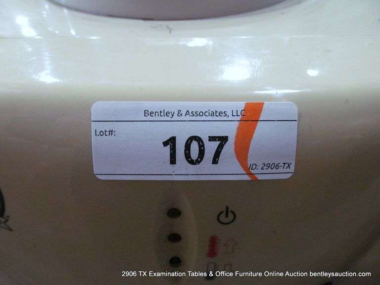 GENUINE JOE TOP-LOAD WATER COOLER & HEATER - CREAM