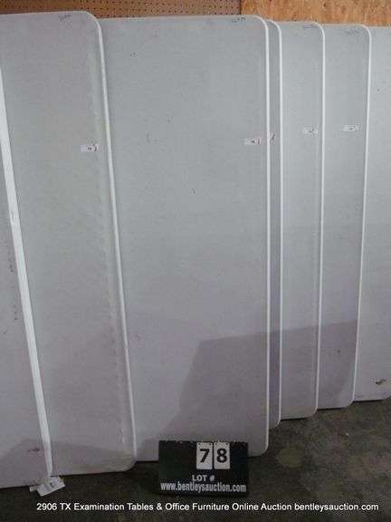 WHITE POLY FOLDING TABLE, 72" X 29-1/2"