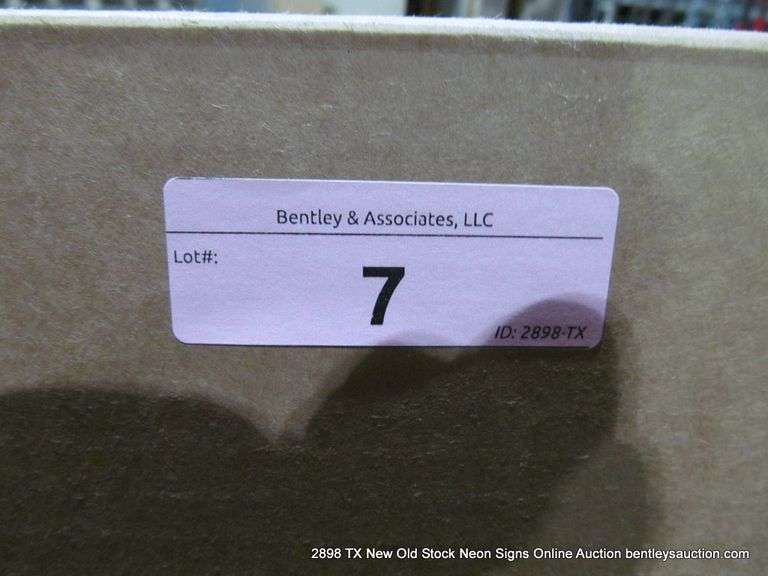 MICHELOB LIGHT RIBBON TEXAS, 34" X 35"