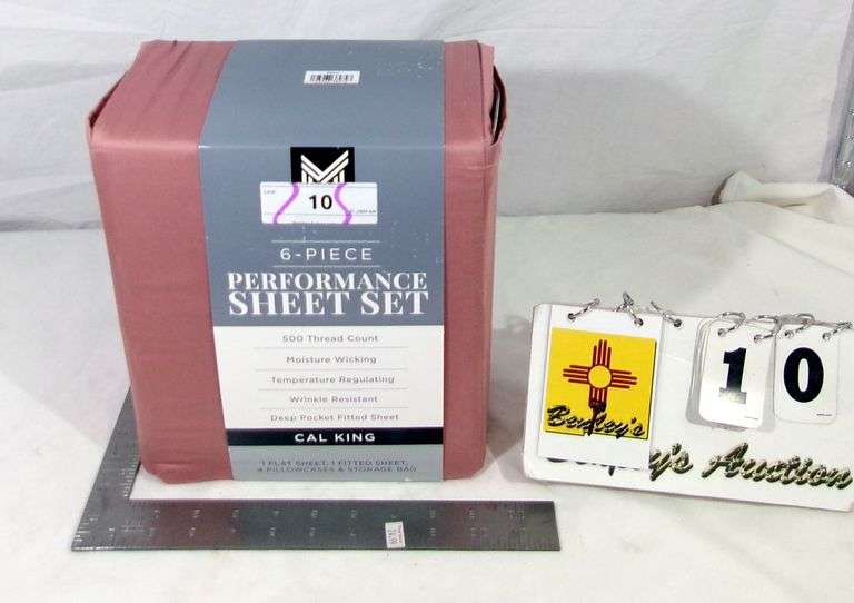 6-PIECE PERFORMANCE SHEET SET - CAL. KING