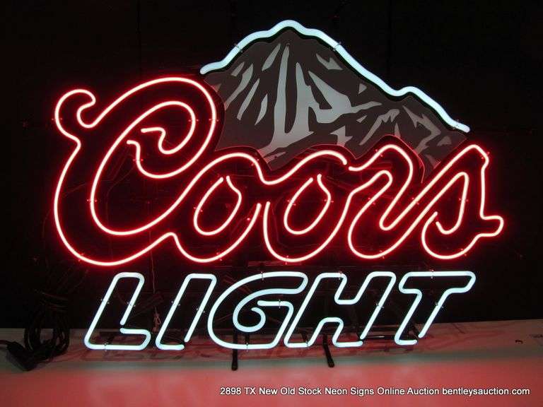 COORS LIGHT LARGE, 39" X 28"