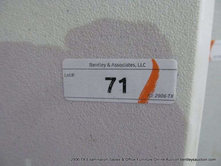 WHITE POLY FOLDING TABLE, 72" X 29-1/2"