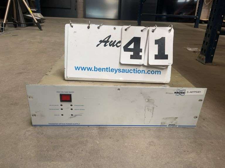 BRUKER A6TPS401 TRANSFER OPTICS POWER SUPPLY
