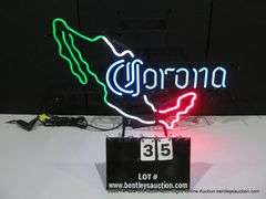 CORONA MAP, 19" X 31"