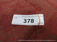 2 SEAT CUSHIONS, RED