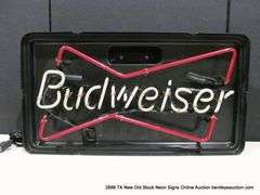 BUDWEISER BOWTIE, 24" X 13"