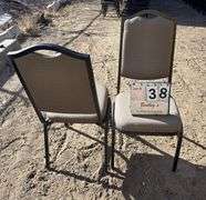 COMFORT FOAM STACKABLE CHAIRS - BROWN (24X MONEY)