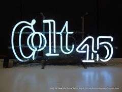 COLT 45, 22" X 12"