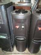 OASIS TOP-LOAD WATER FOUNTAIN & HEATER - BLACK