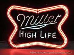 MILLER HIGH LIFE SOFT CROSS, 22" X 17"