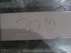 FOLDING TABLE CART, WOODEN, (BROKEN CASTERS)