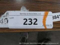 WOODEN DESK, 5 DRAWER, 60" X 30" X 29"