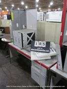 METAL DESK W/ LEFT HAND RETURN, 60" X 30" X 29"