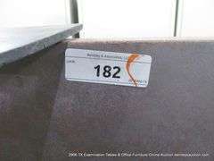 METAL DESK W/ LEFT HAND RETURN, 60" X 30" X 29"