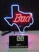 BUD TEXAS, 23" X 24"