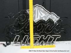 COORS LIGHT LARGE, 39" X 28"