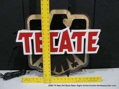 TECATE 3-D EAGLE, 24" X 20"