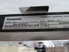 PANASONIC HOUSEHOLD MICROWAVE OVEN, MODEL: NN-SD987S