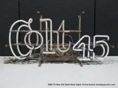 COLT 45, 22" X 12"