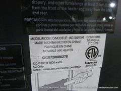 AIR KING RADIANT QUARTZ HEATER