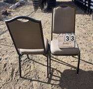 MTS COMFORT FOAM STACKABLE CHAIRS - BROWN (24X MONEY)