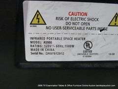 LOT 2: EDEN PURE, CLASSIC HEATER, INFRARED PORTABLE SPACE HEATER MODEL: A5986, SHARP ELECTRONIC CALC