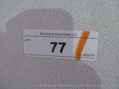 WHITE POLY FOLDING TABLE, 72" X 29-1/2"