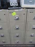 FIREKING RECORD PROTECTION FILING CABINET, 4 DRAWER