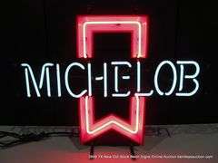 MICHELOB RIBBON, 20" X 25"