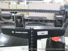 HEALTH O METER HEIGHT & WEIGHT SCALE, BLACK