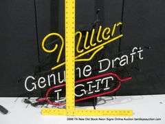 MILLER GENUINE DRAFT LIGHT, 25" X 30"