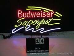 BUDWEISER SUPERFEST, 19" X 31"