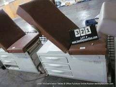 RITTER 204 MEDICAL EXAM TABLE W/ PUSH THROUGH DRAWERS
