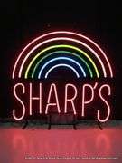 SHARPS RAINBOW, 25" X 25"