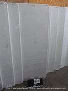 WHITE POLY FOLDING TABLE, 72" X 29-1/2"