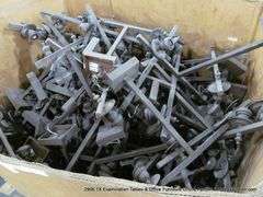 Lot 7: 7 GAYLORDS OF IRONWORKS WALL MOUNT LIGHT FIXTURES & CREAM SOUTHWEST DESIGN SHADES